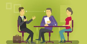 ارتباط چشمی در مصاحبه شغلی