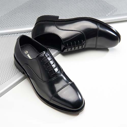 کفش آکسفورد چرم مشکی (Black Leather Oxford)
