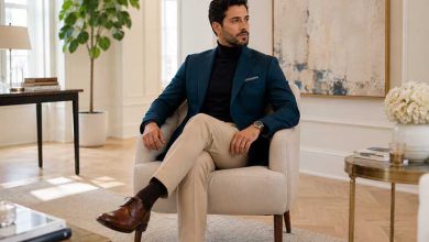 استایل تیپ مردانه سنگین برای مراسم های خاص