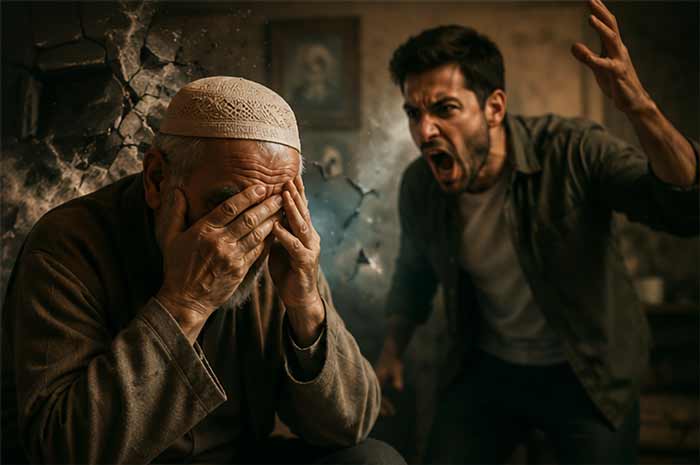 اسلام بدرفتاری با پرد و مادر